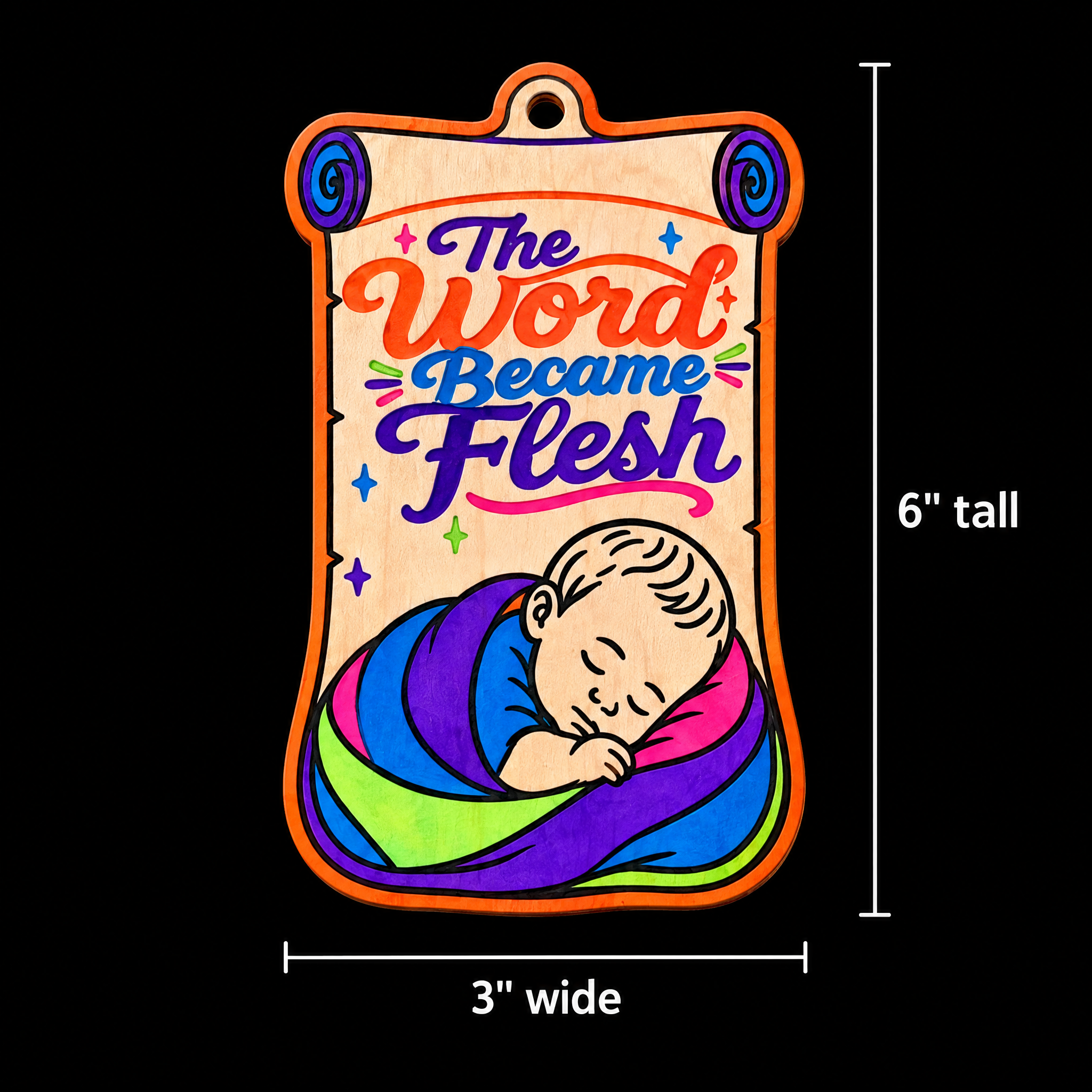 The Word Became Flesh DIY Christmas Ornament Kit - Image 4